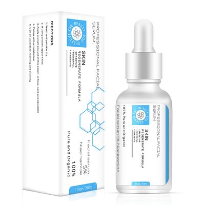 Niacinamide Serum for Face - Moisturizing with 5 Niacinamide, Hyaluronic Acid, and Peppermint - Reduce Dry SkinAgingDark SpotFine Lineswrinkles - Suitable for Sensitive Skin - 1oz