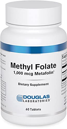 Douglas Laboratories Methyl Folate L-5-MTHF - 1,000 mcg Metafolin - Vitamin B Folate - Supports Homocysteine Metabolism Fetal Development - Non-GMO - 60 Tablets