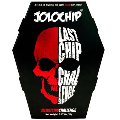 Jolochip LastChip-Challenge (Pack of 1) Extreme Spicy Tortilla Chip Hottest Chip in the World Ultimate Hot Snack 5 Grm