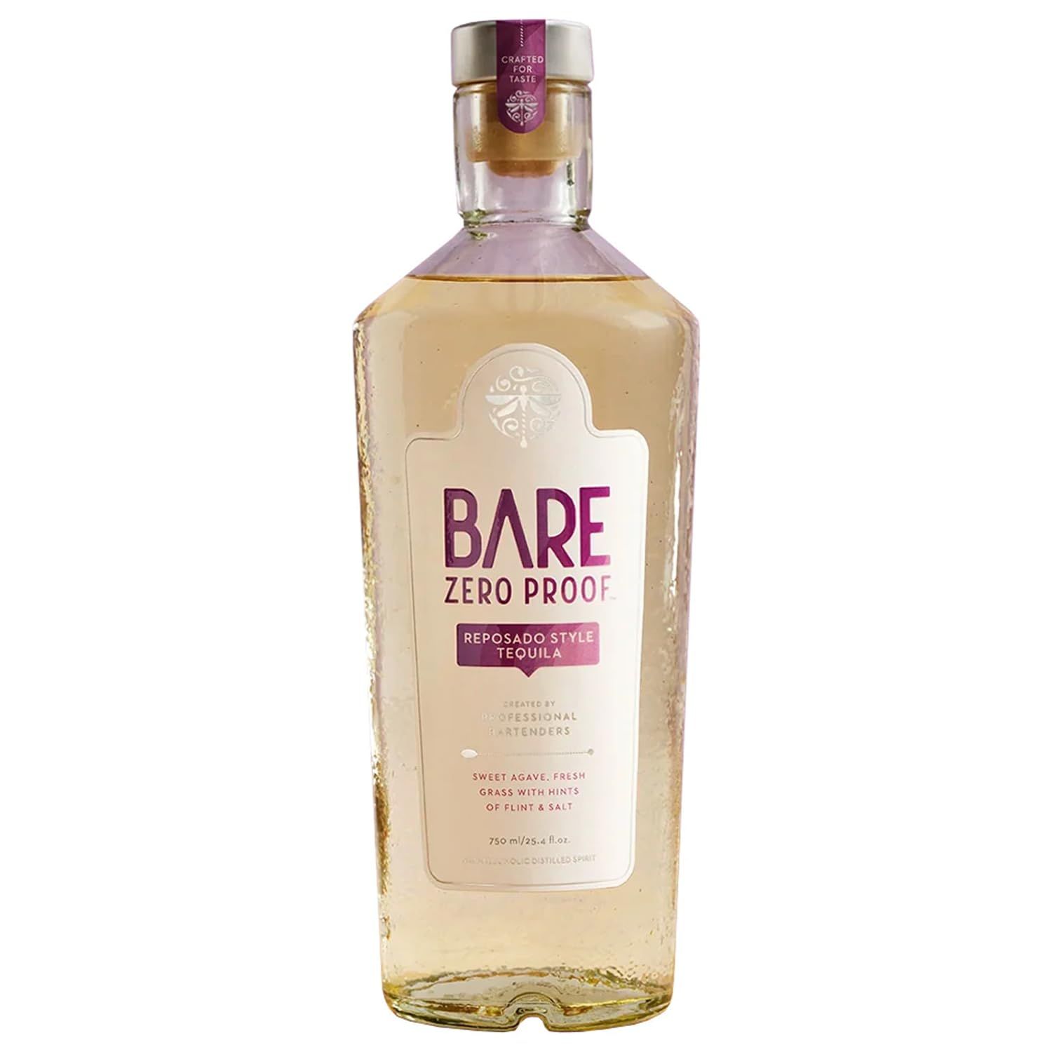 Bare Zero Proof Non-Alcoholic Reposado Tequila Non Alcoholic Spirit Virgin Liquor