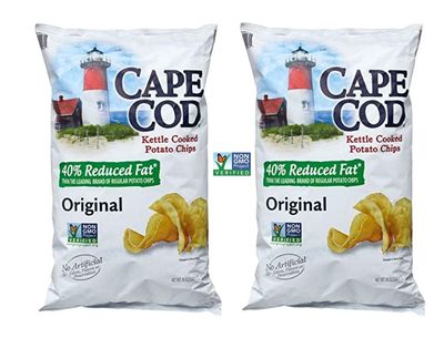 Cape Cod Potato Chips: Original Reduced Fat Kettle Cooked - 2 Pk (30 oz ea)