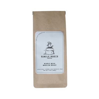 Organic Honduras Ground Coffee Powder - Medium Roast, High Acidity, Low Body, Sweet Caramel Milk Chocolate Flavor (Drip, 12 Oz)