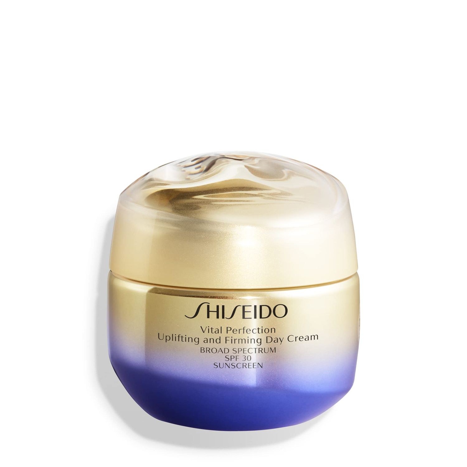 Shiseido Vital Perfection Uplifting and Firming Day Cream SPF 30 - Broad-Spectrum SPF 30 Anti-Aging Moisturizer - Visibly Lifts, Firms Improves Appearance of Fine Lines Wrinkles - 50 mL