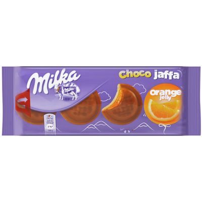Milka Chocojaffa Orange Chocolate Covered Sponge Cake (Cookies) [Pack of 2]