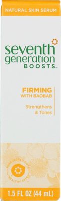 Seventh Generation Boost - Firming Skin Serum, 1.5 Ounce (PACK OF TWO)