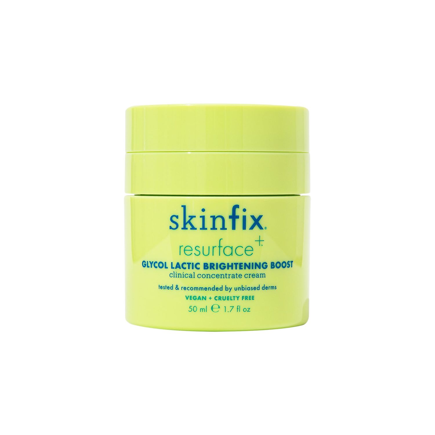 Skinfix Resurface Glycol Lactic Brightening Boost: Super Strength Daily Treatment Moisturizer to Brighten Skin Minimize the Look of Dark Spots, 1.7 Fl Oz