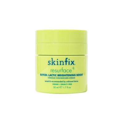 Skinfix Resurface Glycol Lactic Brightening Boost: Super Strength Daily Treatment Moisturizer to Brighten Skin Minimize the Look of Dark Spots, 1.7 Fl Oz