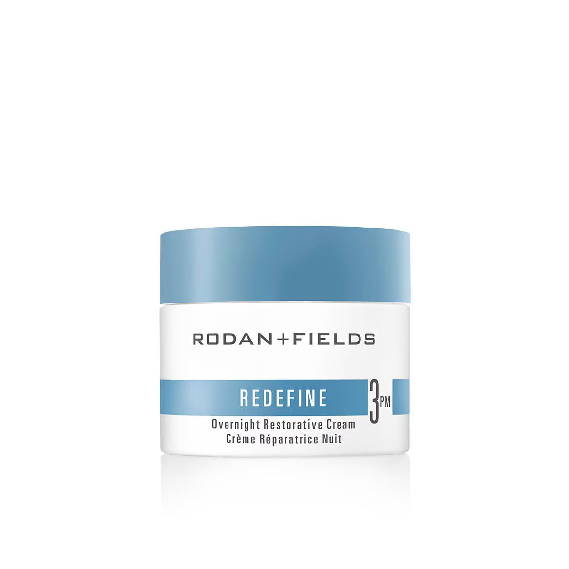 RODAN FIELDS Redefine Overnight Restorative Cream Step 3 PM Anti Aging Face Moisturizer for Deep Wrinkles Fine Lines Firms Tightens Skin Night Face Cream Glycolic Acid Bakuchiol
