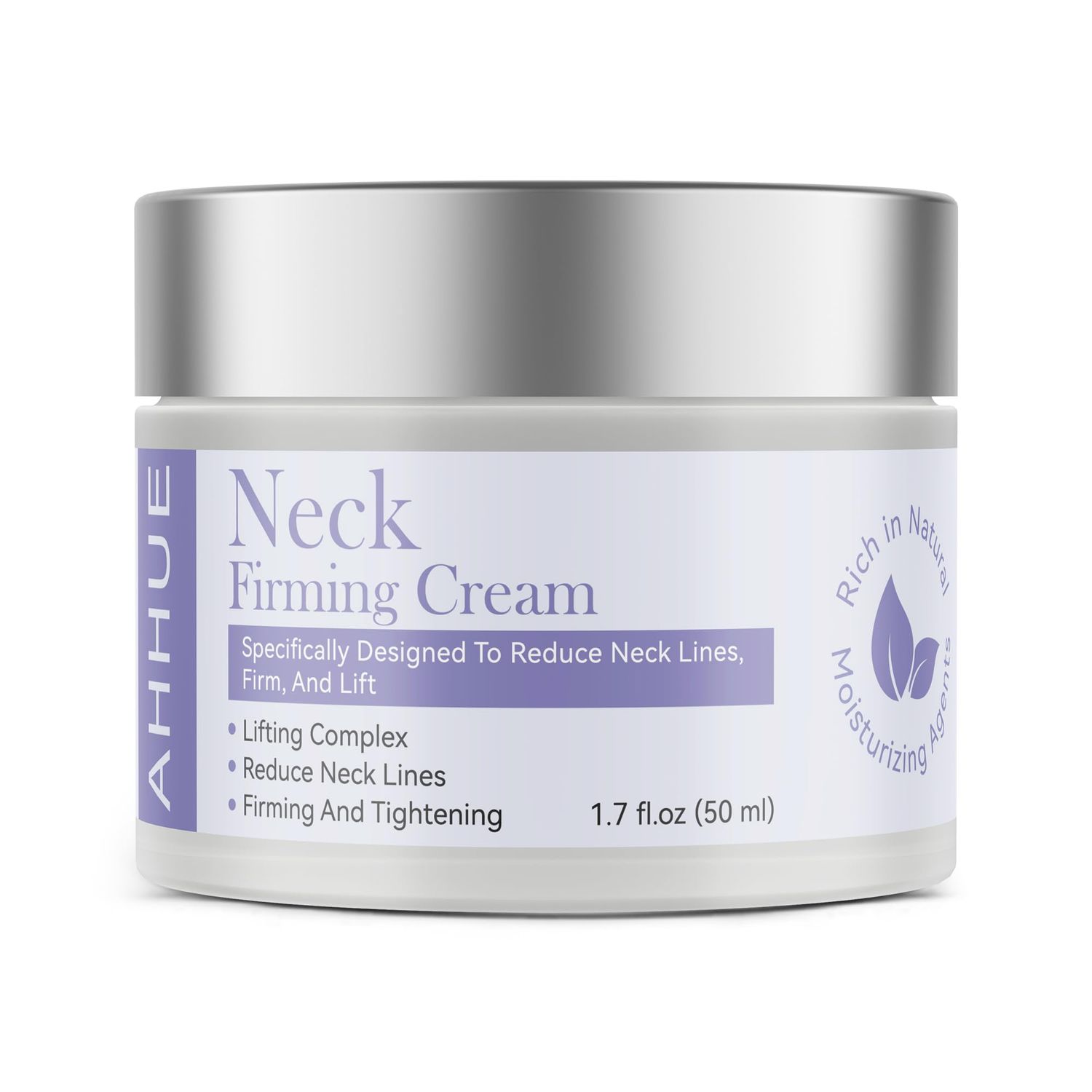 AHHUE Neck Firming Cream - Anti-Aging Tightening and Lifting for Sagging Skin with Hydrating Formula, Moisturizer Face Cream for women 1.7 oz-V1