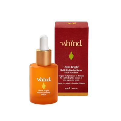 whind Oasis Bright 10 Vitamin C Serum for Brighter Skin - Radiance Boosting Dark Spot Corrector to Help Reduce Pigmentation - Brightening Face Serum for Women - All Skin Types, 30ml