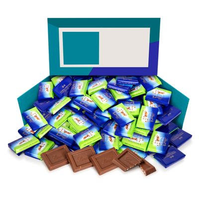 Llndt. Mother&#39;s Day Classic Recipe Hazelnut Milk Chocolate aprox 55 pieces of Fine Candy Bars Individually Wrapped - Premium Chocolate Basket Filler Gift Arrangement Essential