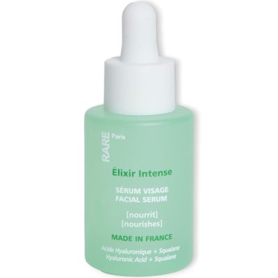RARE Paris - lixir Intense - Nourishing Facial Serum - Hydrating Brightening - With Hyaluronic Acid Squalene - Nourishing, Firming Revitalizing - Multi-Active Serum Formula - 1oz