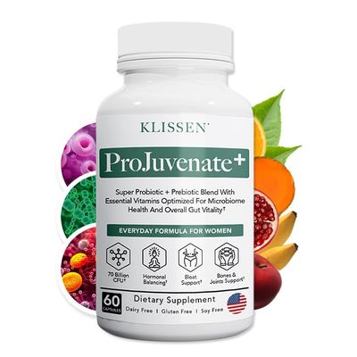 ProJuvenate Probiotic Weight Management for Women, Supports Gut Digestive Health, Helps with Occasional Bloating, Healthy Metabolism Immune Support, 70 Billion CFU Prebiotics (60 Count)