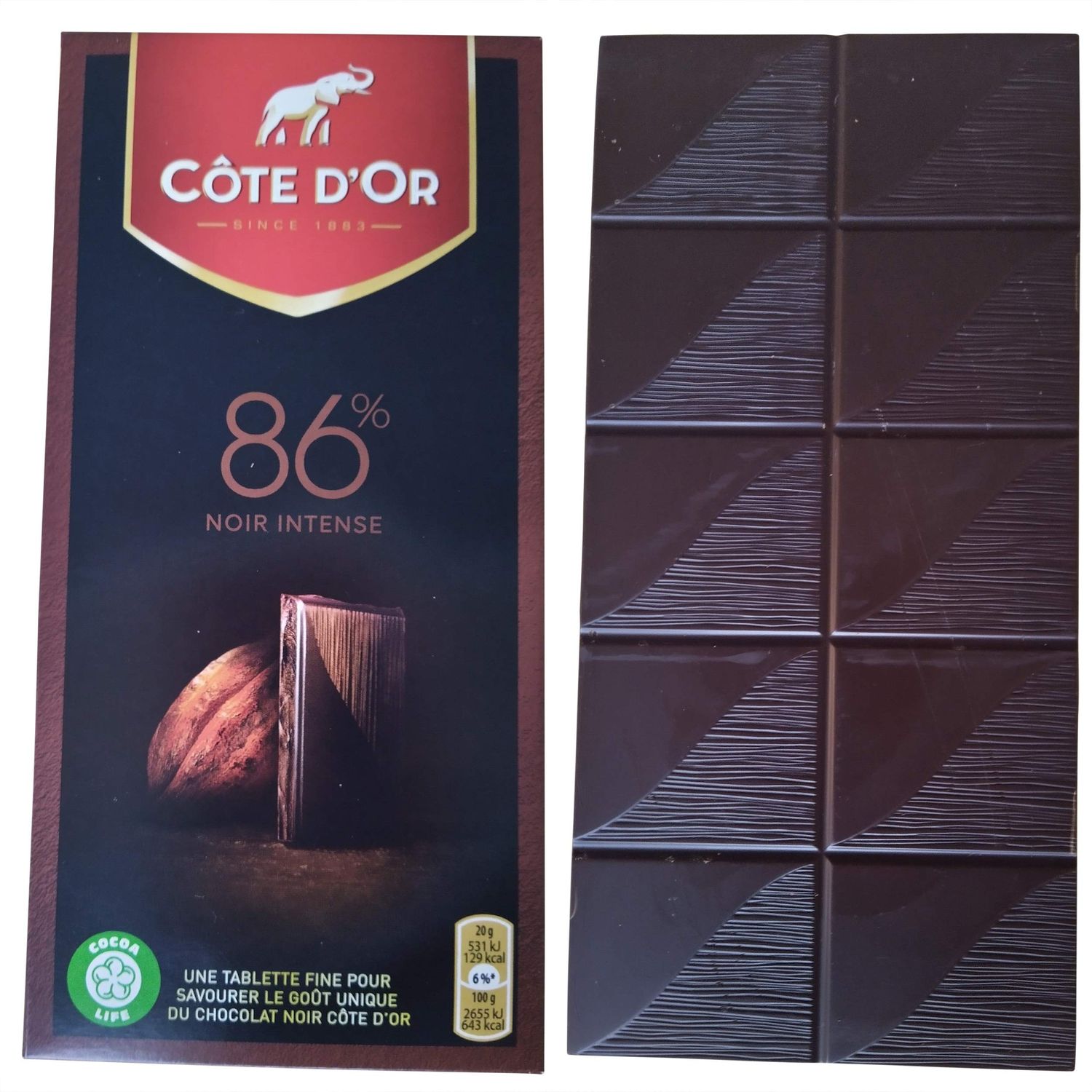 C te d&#39;Or 86 Noir Brut 100 g