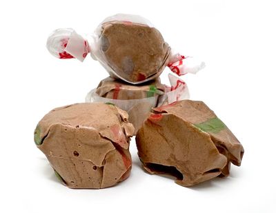 SweetGourmet Hot Chocolate Salt Water Taffy Christmas Candy 1 Pound