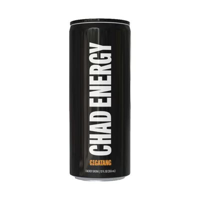Chad Energy GIGATANG Flavor Carbonated Energy Drink Zero Sugar 12 oz 6-pack
