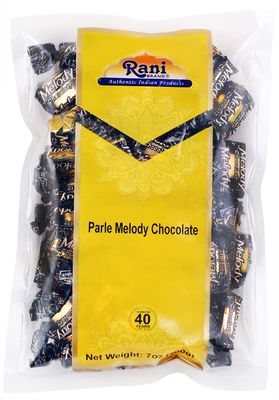 Rani Parle Melody Chocolate 7oz (200g) Individually Wrapped Indian Tasty Treats Vegan Gluten Friendly NON-GMO Indian Origin