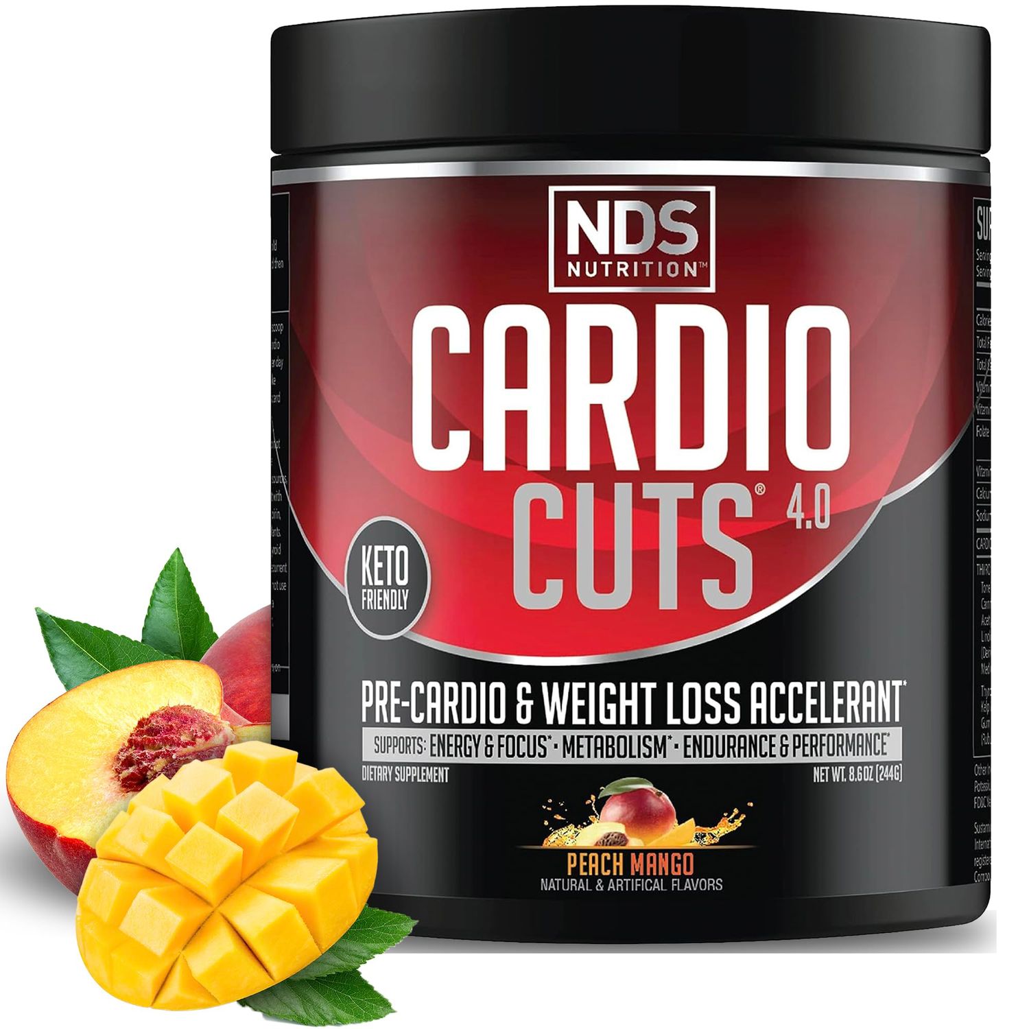 NDS Nutrition Cardio Cuts 4.0 - Peach Mango,20 servings (Pack of 1)