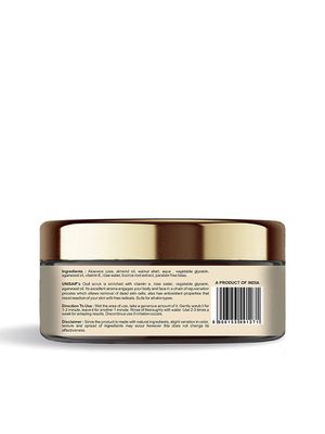 Unisaif Oud Organic Face Scrub - Body Exfoliator Scrub with Agarwood Oil Gentle Exfoliating Scrub to Detoxify and Hydrate the Skin Freshness Exfoliant Body Scrub Face Cleanser (50 g).