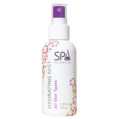 SPA SCIENCES - Hydrating Mist - Made in the USA - With Aloe Vera, Rose, Turmeric - Moisturize, Refresh, Restore - Vegan - Sensitive - Clean Beauty - For All Skin Types - 3oz