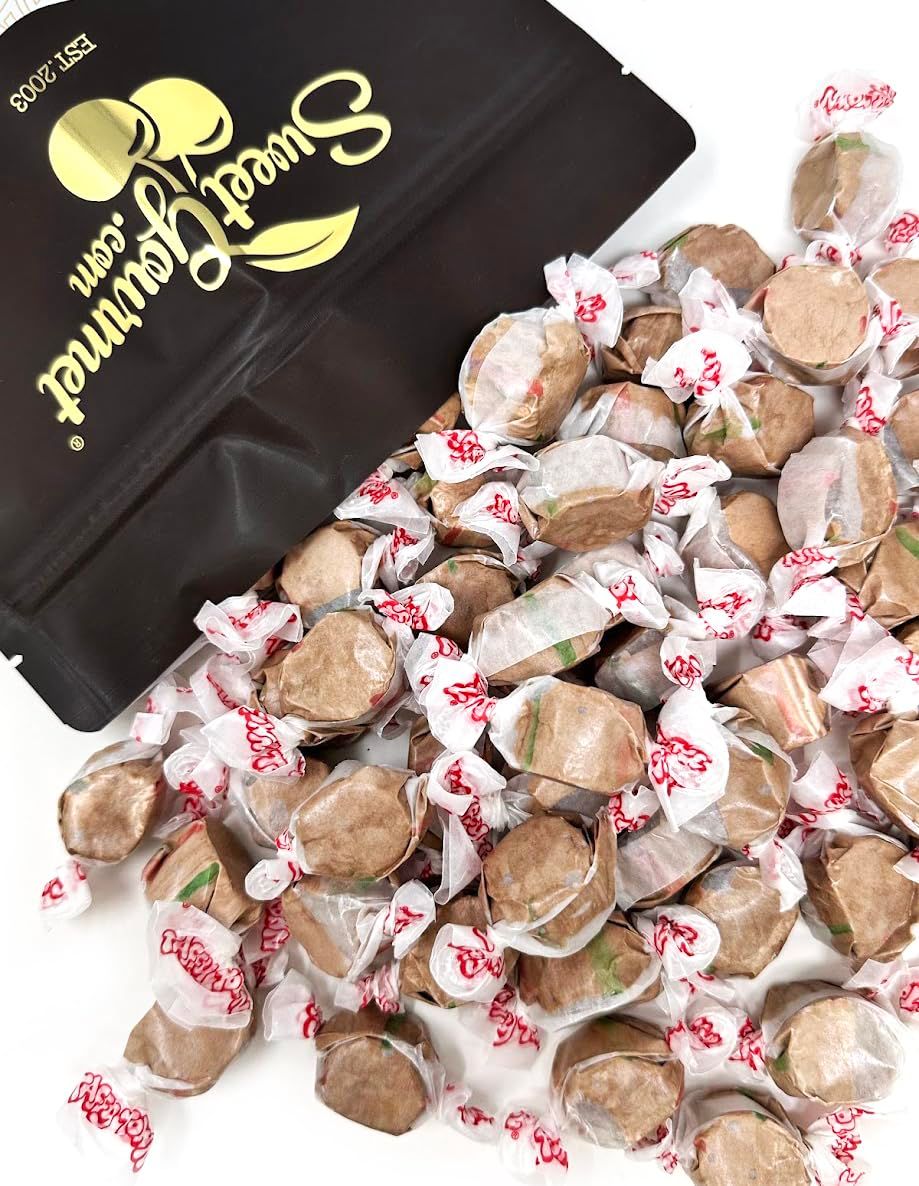 SweetGourmet Hot Chocolate Salt Water Taffy Christmas Candy 1 Pound
