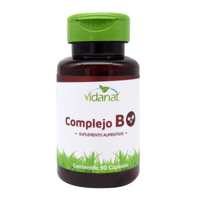 Vidanat Complex B 90 Capsules - Supports Energy, Metabolism Immune Health - Essential B Vitamins for Mental Clarity, Stress Relief Skin Health