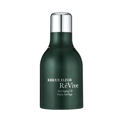 R Vive Anti Aging Face Oil - Rescue Elixir Overnight Face Oil Moisturizer - Helps Improve Skin Barrier Reduces Fine Lines - Plumps Smooths Skin with Murumuru Butter Bio-Renewal Peptides (30 ml)