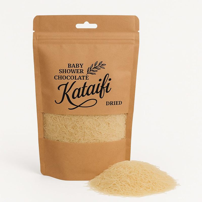 Dried Chopped Kataifi Shredded Filo Dough - Kadayif for Dubai Chocolate Bar, Kunafa Pastry, Kanafeh Shredded Wheat, Dubai Chocolate Filling Ingredient, 5.3oz (150g)