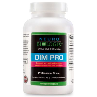 DIM Pro for Optimal Estrogen Metabolism Support - Promotes Balanced Estrogen Levels for Men Women - Contains DIM, Calcium D-Glucarate, Bioperine for Hormone Balance Nutrient Absorption Support