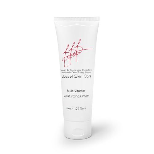 Bussell Skin Care Beverly Hills Dermatology - Multi-Vitamin Moisturizing Cream - Daily Facial Moisturizer Enriched with Vitamins for Radiant Skin, 4 oz