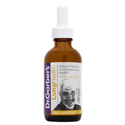 Dr. Garber&#39;s Natural Solutions Lung Health Oral Drops - Gemmotherapy Liquid Supplement to Protect Cleanse Lungs, Repair Damaged Lung Tissue, Lung Health Support, Allergy Asthma Relief - 60ml