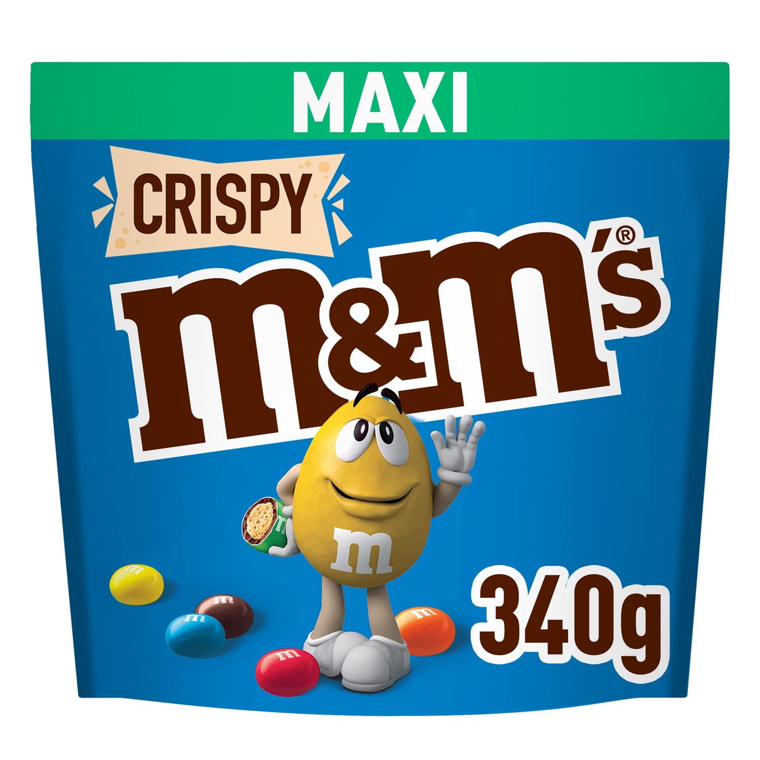 MM&#39;S Candy Crispy Chocolate MM&#39;S Bag M And M Candies 11,9 Ounce Total