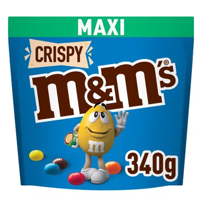 MM&#39;S Candy Crispy Chocolate MM&#39;S Bag M And M Candies 11,9 Ounce Total