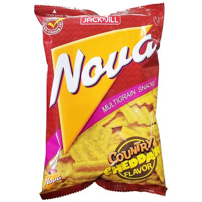 Jack'n Jill Nova Corn Chips 6 Pack (Country Cheddar)