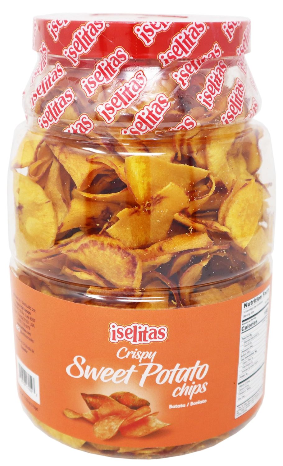 Iselitas Crispy Sweet Potato Chips, Batata, Boniato 13.05 oz