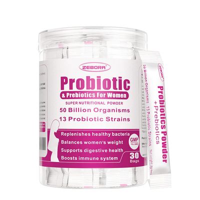 Probiorics for Women Probiotics Powder 50 Billion CFUs 13 Strain, Women&#39;s Probiotics with Prebiotics for Digestive Health and Immune Support, Cranberry for Urinary Vaginal Health 30-Day-Supply