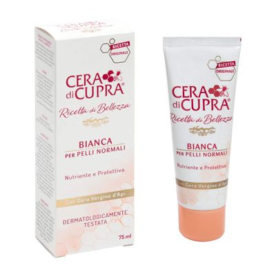 Cera di Cupra &quot;Bianca per Pelli Normali&quot; Cream for Normal Skin, Anti-age Formula - 2.5 Fluid Ounces (75ml) Tube [ Italian Import ]