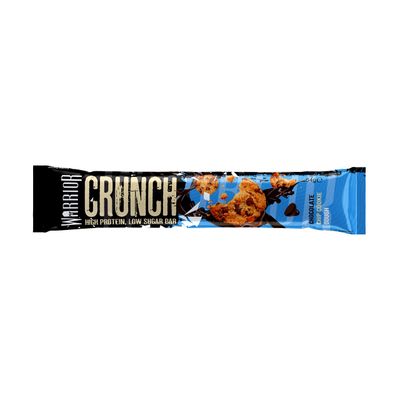 Warrior Crunch High Protein Bars 20g Protein, Low Carb, Low Sugar, Keto Friendly Delicious, Chewy, Crispy On The Go Snack Box of 12 Bars (12 Count (Pack of 1), Chocolate Chip Cookie Dough)