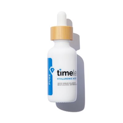 Timeless Skin Care Hyaluronic Acid 100 Pure Serum - Hydrating Face Serum for Personal Care - Fragrance-Free - Hyaluronic Acid - for Skin Care - 1 oz