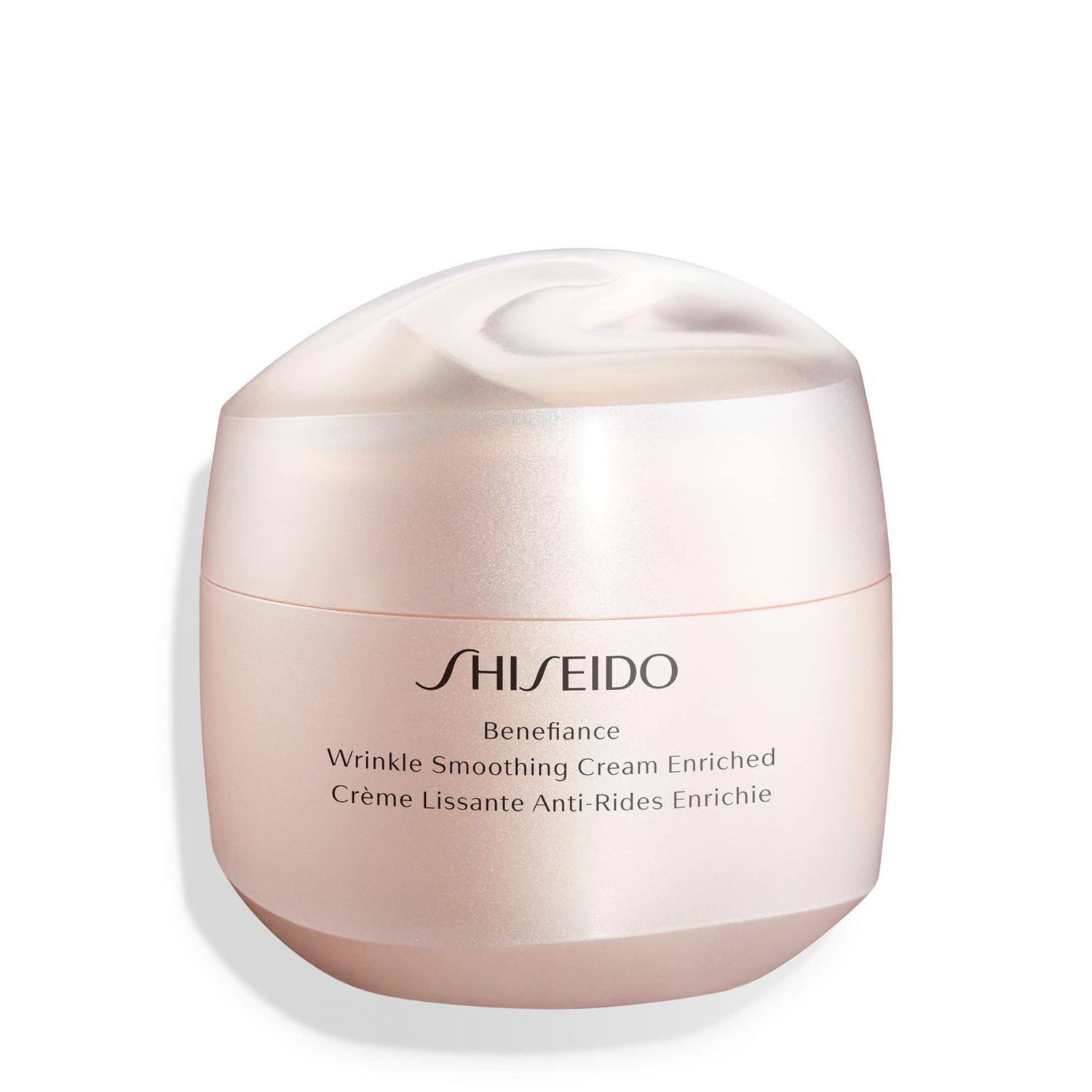 Shiseido Benefiance Wrinkle Smoothing Cream Enriched - Large Size, 75 mL - Anti-Aging Moisturizer for Dry to Very Dry Skin - Visibly Corrects Wrinkles Intensely Hydrates - Non-Comedogenic