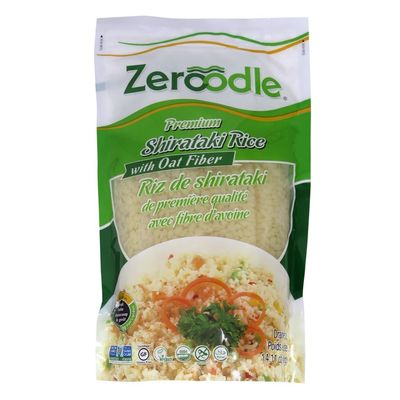Liviva Organic Shirataki Pasta Rice With Oat Fibre, Plant Based, Gluten Free, 14.11 Ounces (Pack Of 6)
