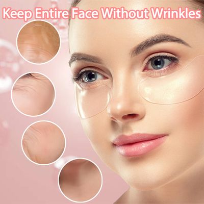 FantasyDay Facial Forehead Neck Wrinkle Patches 8Pcs, Reusable Anti Wrinkles Pads, Silicone Patches for Remove Face Forehead Eye Mouth Wrinkles, Eye Wrinkle Patches Kit