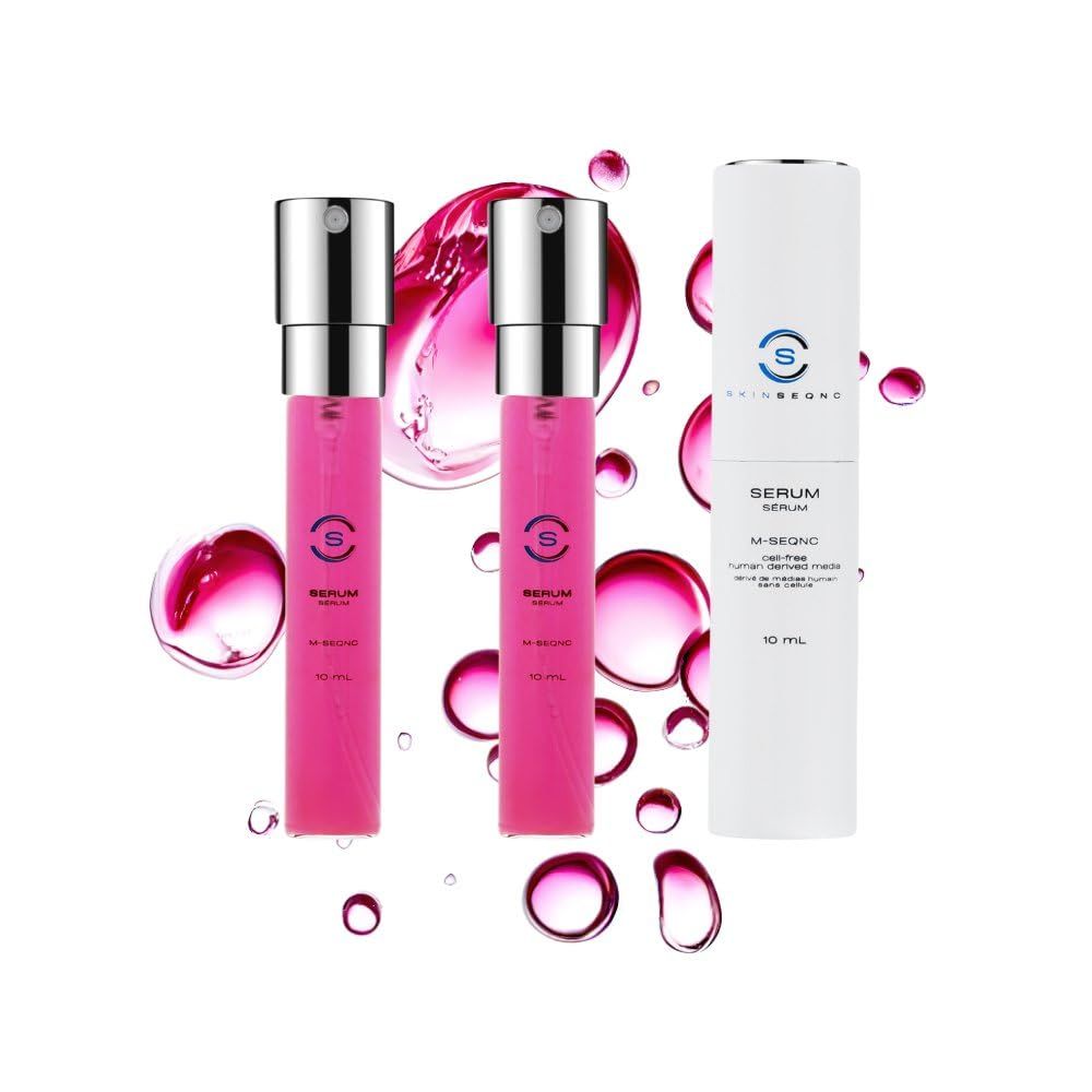 SKINSEQNC M-SEQNC Serum Regenerative Bioactive Molecule Advanced Skincare Cell-Free Technology for Skin RegenRepair High-Concentration Medical Grade Ingredients for Visible ResultsYounger Skin