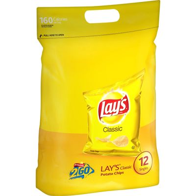 Lay&#39;s Classic Potato Chips, 12 Singles