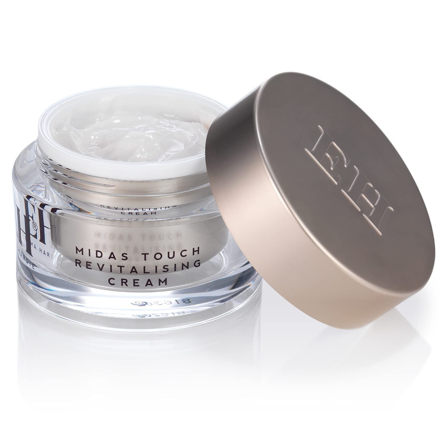 Emma Hardie 50ml Midas Touch Revitalising Face Cream with Hyaluronic Acid and Vit E, Improves Firmness Elasticity, Increases Hydration Tightens, Suitable for Sensitive Skin, Vegan Cruelty Free