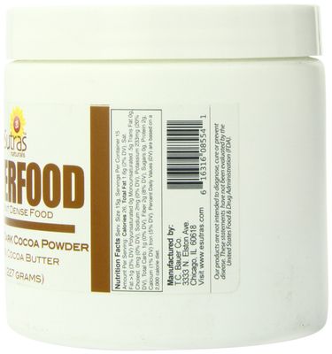 eSutras Organics Cocoa Powder, Dark Dutch, 8 Oz