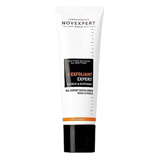 Novexpert The Expert Exfoliator - 2 In 1 Mask And Scrub - Smooth And Radiant Complexion - Exfoliates And Nourishes Skin - Hypoallergenic - Vegan - Normal, Combination And Oily Skin Types - 1.69 Oz
