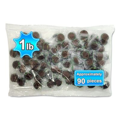 Chocolate Starlight Mint Candy, 1lb. Hard Candy (Chocolate Starlight Mints, 1 Pound Bag)