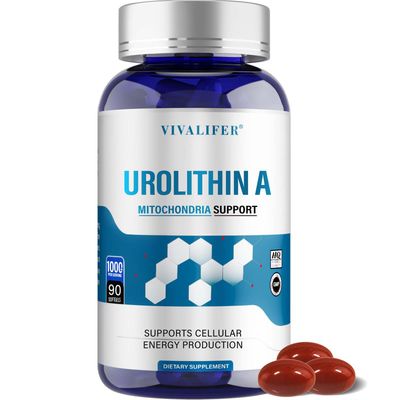 1000 MG Urolithin A Supplement, 90 Softgels Powerful Antioxidants for Healthy Aging and Enhanced Mitochondrial Support, Cell Repair