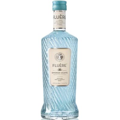 FLU RE Smoked Agave Zero Proof Mezcal Alternative Non-Alcoholic Distilled Spirit Made With Natural Agave Juice Ideal for Zero Proof Cocktails